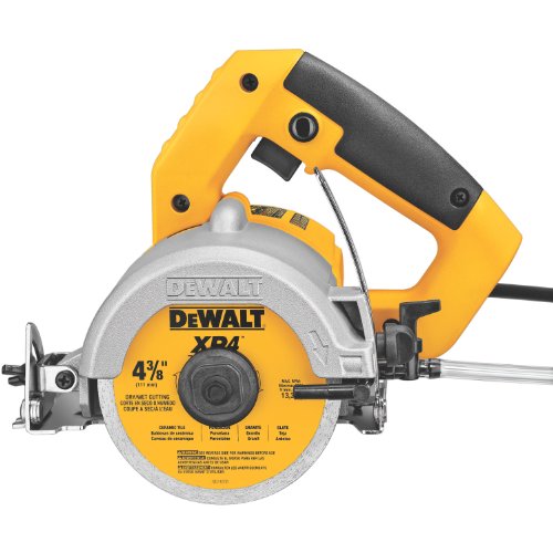 DEWALT DWC860W 4-3/8-Inci Gergaji Batu Basah/Kering