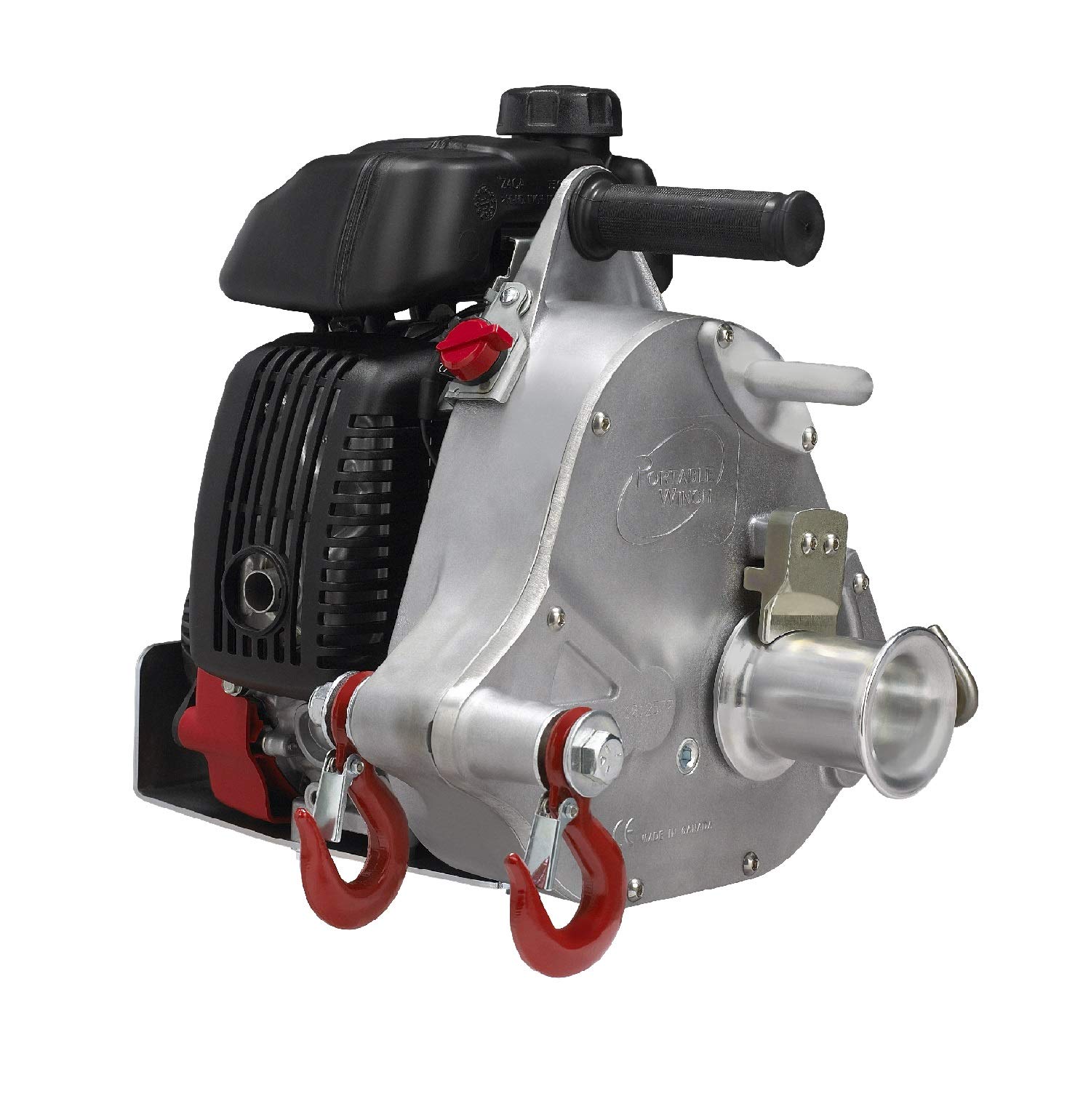 Portable Winch Gas-Powered Capstan Winch - 2,200-Lb. Pu...