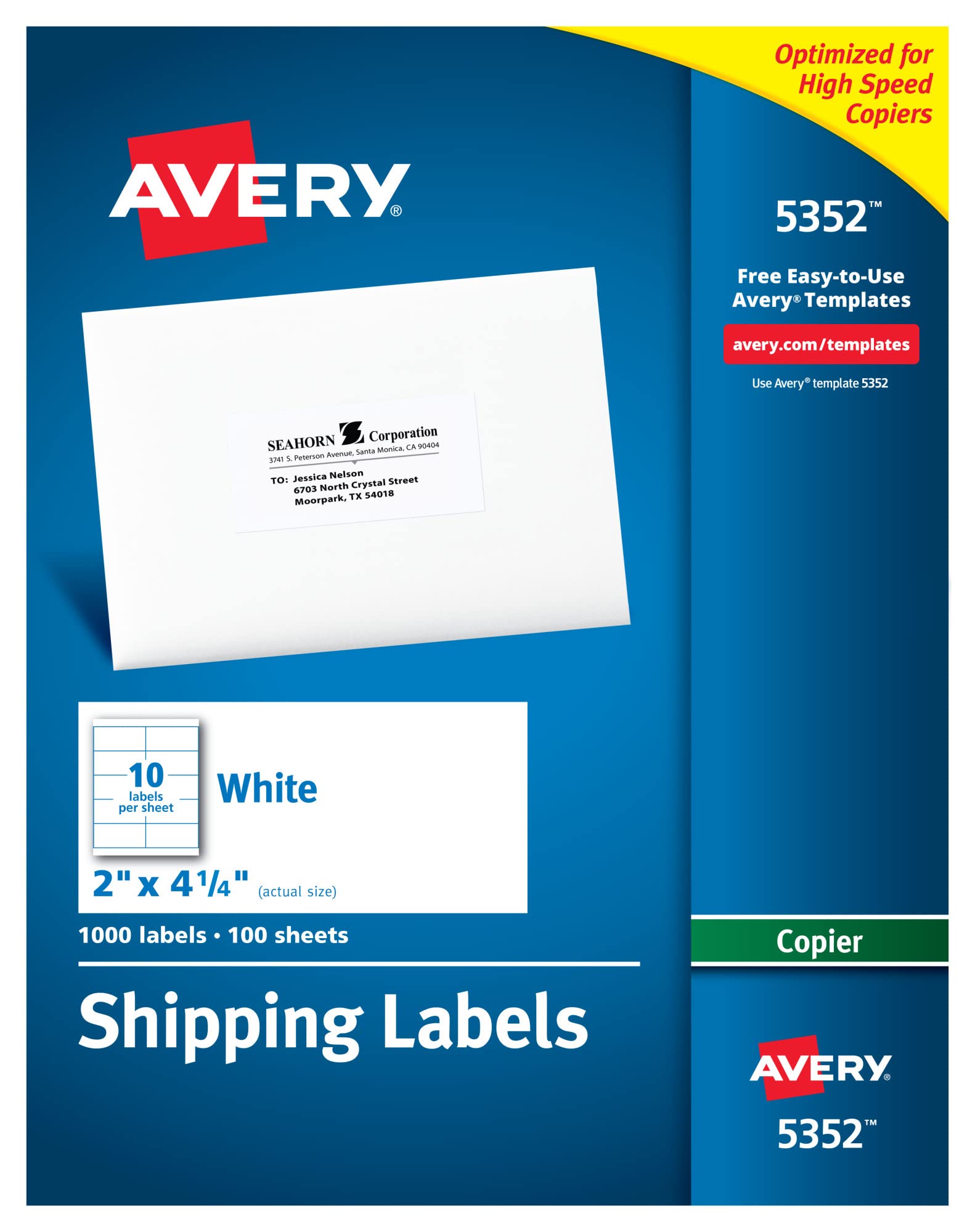 Avery Label Alamat untuk Penyalin