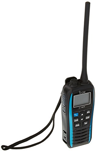 ICOM IC-M25 21 Radio VHF Pegang Tangan - Trim Biru