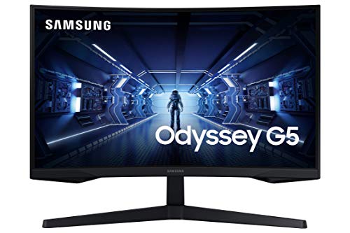 Samsung Monitor Permainan G5 Odyssey dengan Skrin Melen...