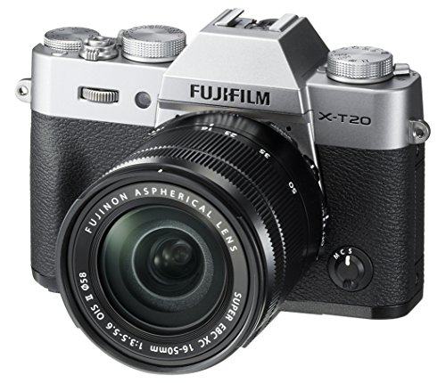 Fujifilm X-T20 Mirrorless Digital Camera w / XC16-50mmF3.5-5.6 Lensa OISII - Perak