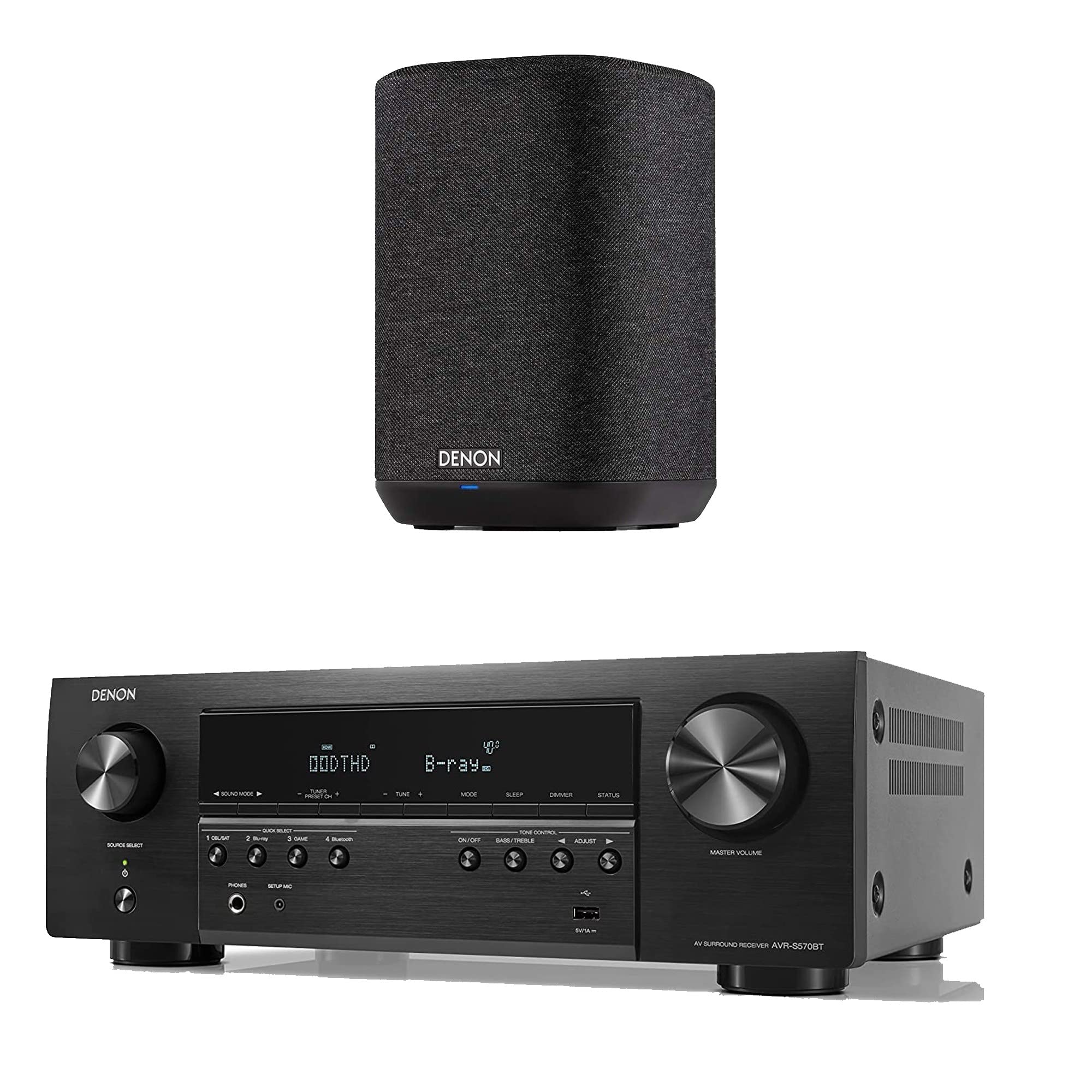 Denon AVR-S570BT 5.2 Saluran Penerima AV - 8K Ultra HD ...