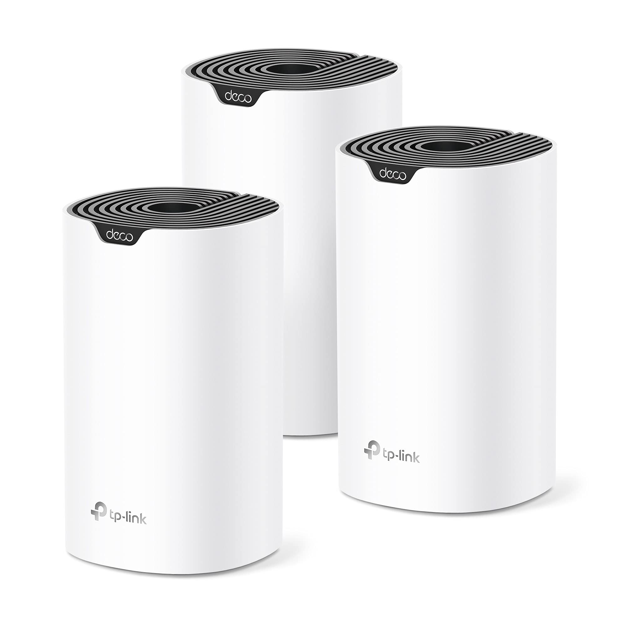 TP-Link "Sistem WiFi Deco Mesh (Deco S4) Sehingga 5,500 kaki persegi. Liputan, Menggantikan Penghala WiFi dan Extender, Port Gigabit, Berfungsi dengan Alexa, 3 pek"