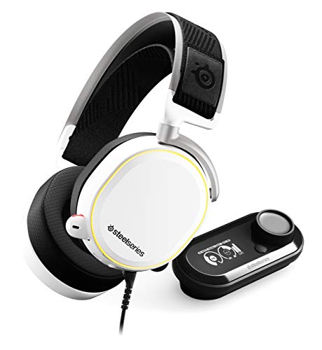 SteelSeries Arctis Pro + GameDAC Headset Permainan Berw...