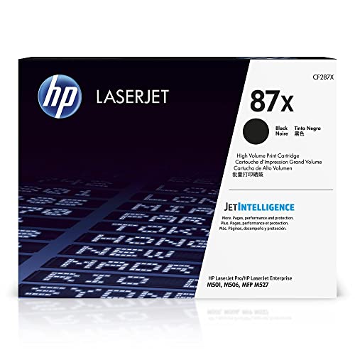 HP 87X (CF287X) Kartrij Toner Asli Hasil Tinggi Hitam