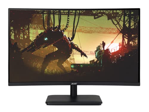 Acer ED270R Sbiipx 27' 1500R Melengkung Sifar-Bingkai HD Penuh (1920 x 1080) Monitor Permainan dengan Teknologi AMD FreeSync | 165Hz | 5ms (G hingga G) | Port Paparan & 2 x Port HDMI 1.4