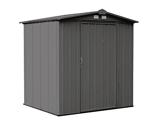 Arrow 6 'x 5' EZEE Shed Charcoal Low Gable Steel Storag...