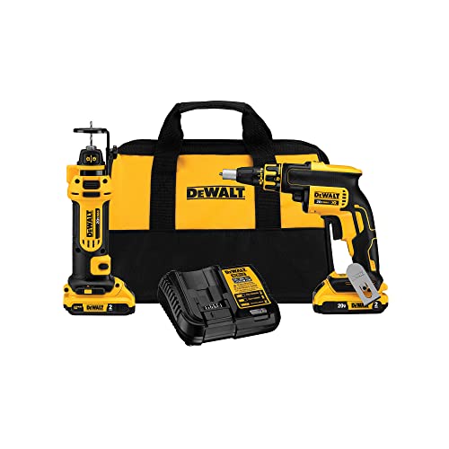 DEWALT 20V MAX XR Drywall Screw Gun & Kit Kombo Alat Po...