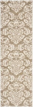 Safavieh Florida Shag Beige/Cr?am Rug Square 6'7'