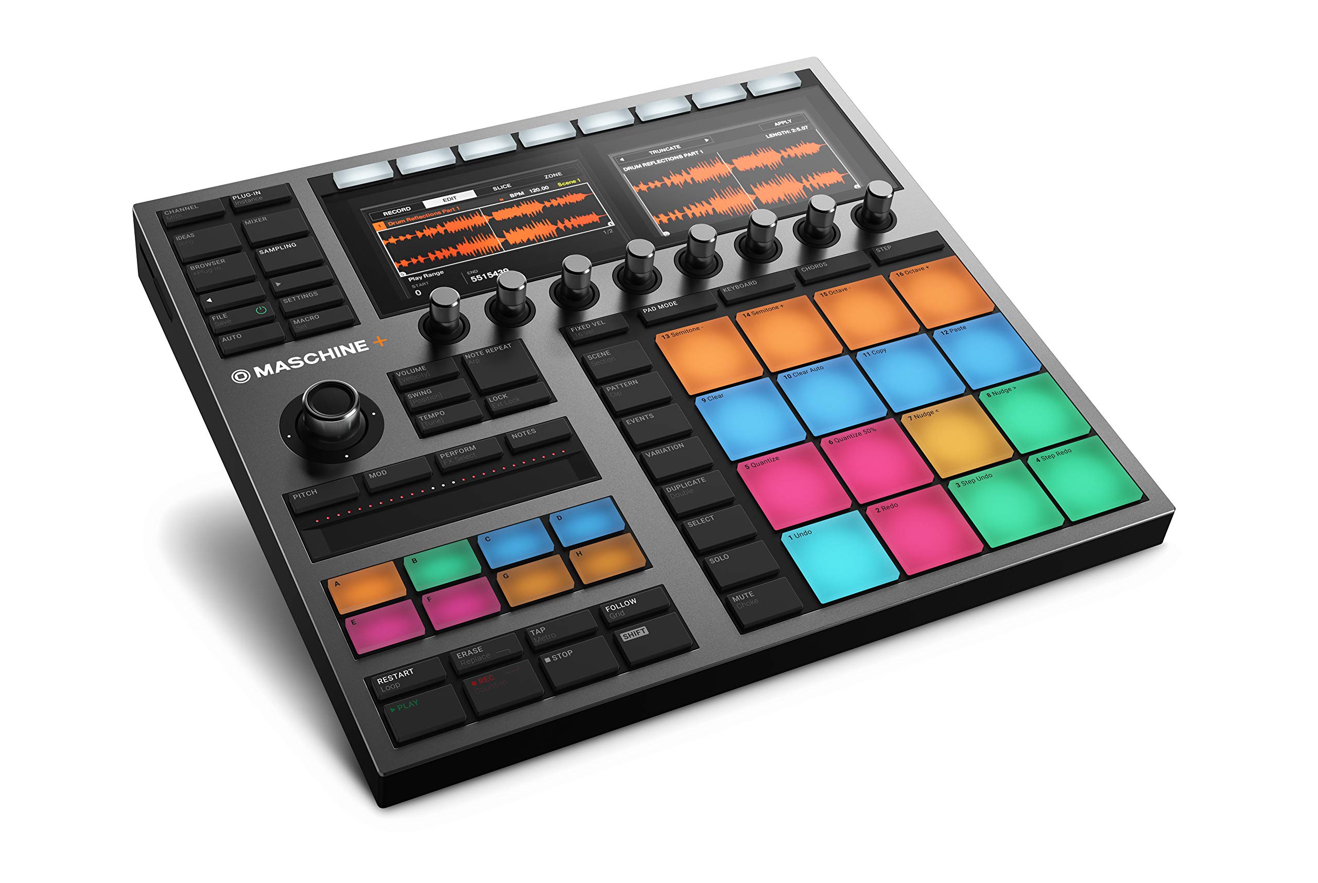 Native Instruments Stesen Kerja Pengeluaran MASCHINE+