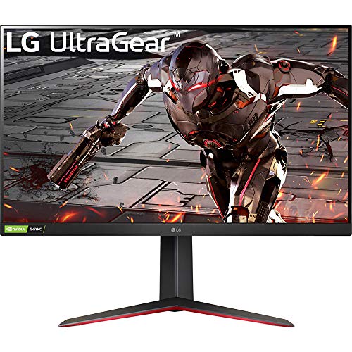 LG 32GN550-B 32 Inci Ultragear VA Gaming Monitor dengan 165Hz Refresh Rate/FHD (1920 x 1080) dengan HDR10 / 1ms Response Time dengan MBR dan Serasi dengan NVIDIA G-SYNC dan AMD FreeSync Premium