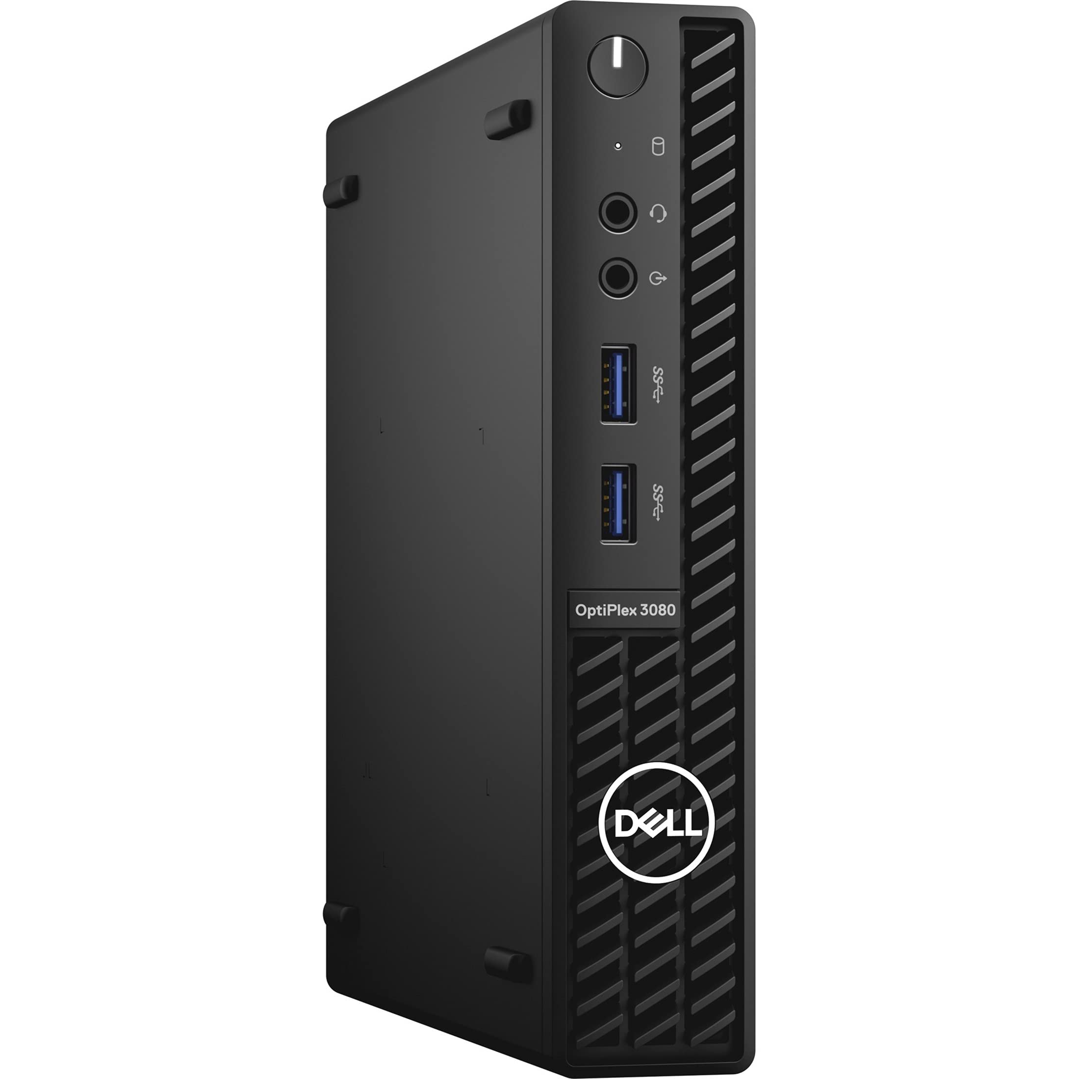 Dell Komputer Desktop OptiPlex 3000 3080 - Intel Core i5 Generasi Ke-10 i5-10500T Hexa-core (6 Teras) 2.30 GHz - 8 GB RAM DDR4 SDRAM - 256 GB NVMe M.2 PCI Express M.2 SSD - Mikro PC - Hitam