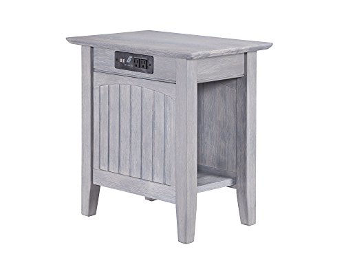 Atlantic Furniture Meja Sisi Kerusi Nantucket dengan St...