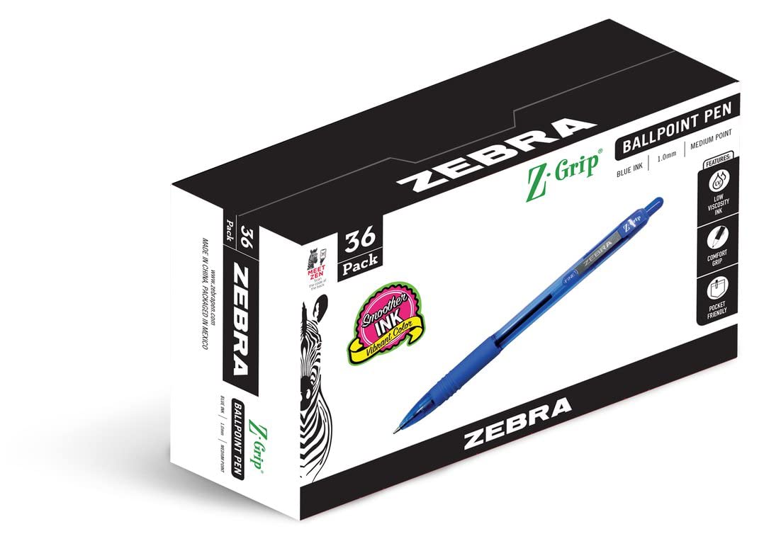 Zebra Pen Z-Grip Pen Ballpoint Boleh Tarik