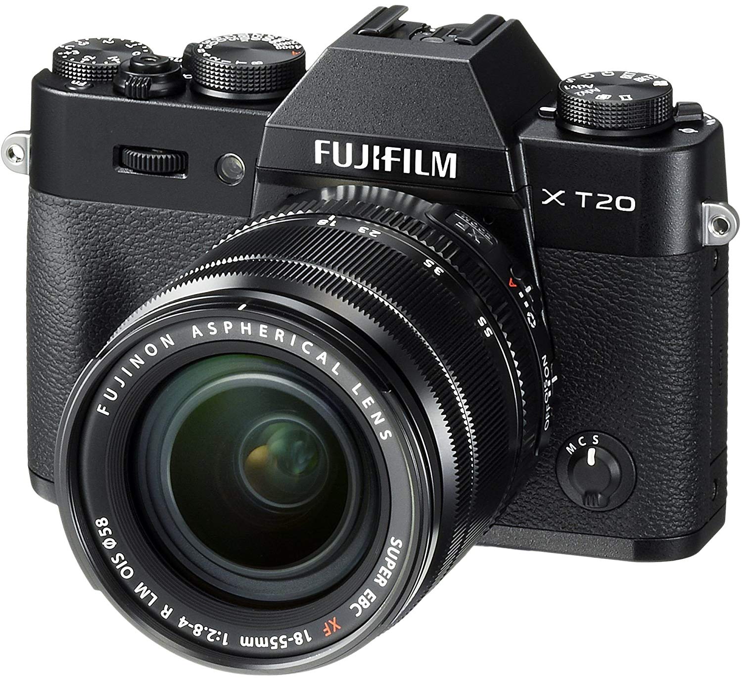 Fujifilm X-T20 Mirrorless Digital Camera w / XF18-55mmF2.8-4.0 R LM OIS Lens - Hitam