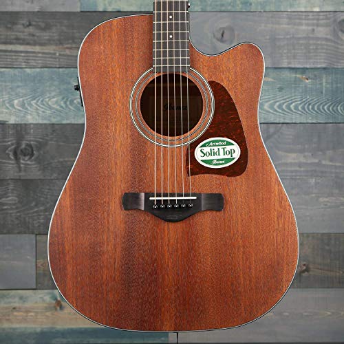 Ibanez AW54CEOPN Artwood Solid Top Dreadnought Akustik-Elektrik Gitar