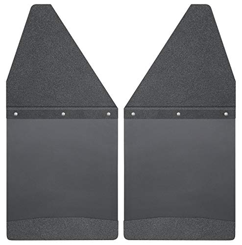 Husky Liners - 17101 Kick Back Mud Flaps 12IN Lebar -Bl...