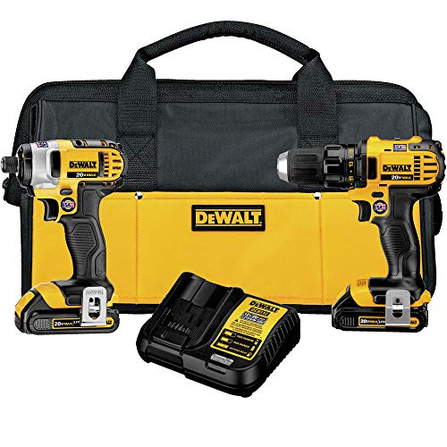 DEWALT Pemacu Impak MAX 20V dan Kit Kombo Gerudi (DCK28...