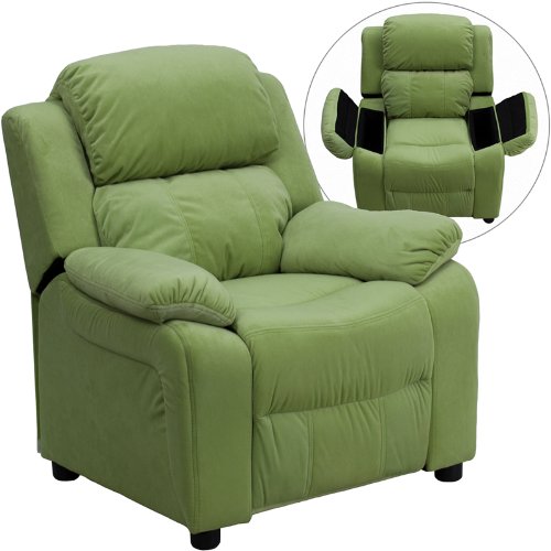 Flash Furniture Recliner Kanak-kanak Beige Vinyl Beige ...