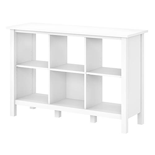 Bush Furniture Rak Buku Penyimpanan Broadview 6 Cube da...