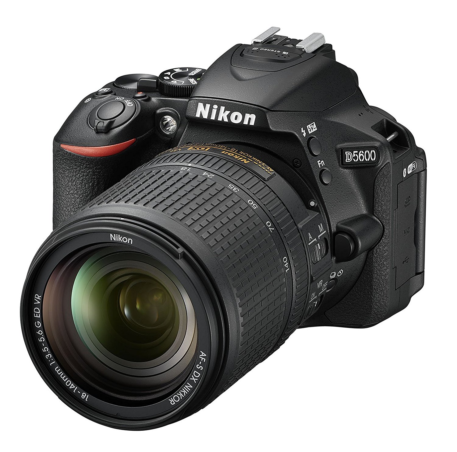 Nikon D5600 DX-format Digital SLR w / AF-S DX NIKKOR 18...