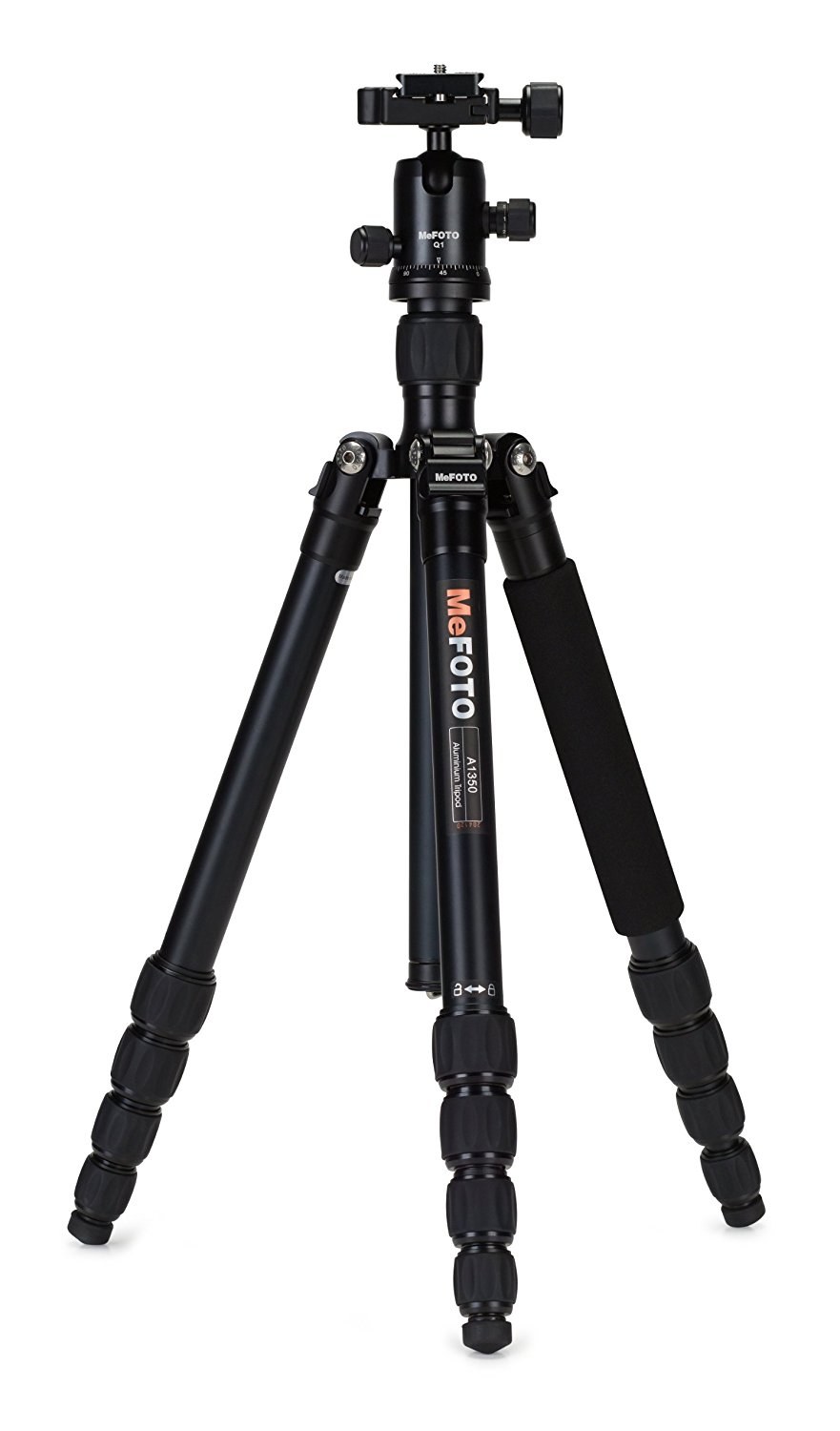 MeFoto Aluminium Roadtrip Travel Tripod / Monopod Kit - Hitam (A1350Q1K)