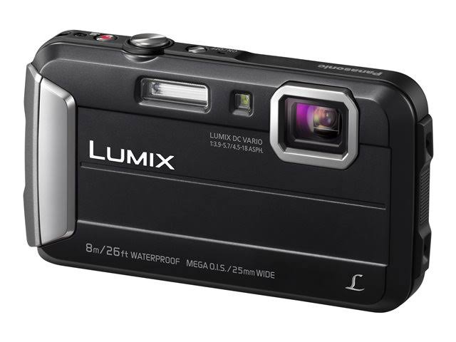 Panasonic Kamera sukar gaya hidup aktif DMC-TS30K LUMIX (Hitam)