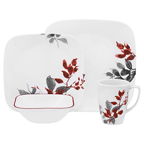 CORELLE Peralatan Makan Butik Square Kyoto Leaves