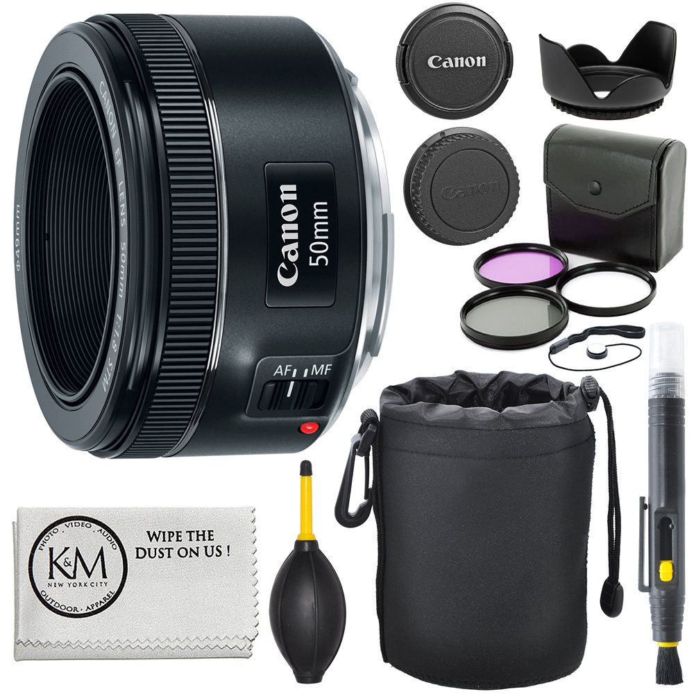 Canon Kanta EF 50mm f/1.8 STM + Kit Penapis 3pc + Pen K...