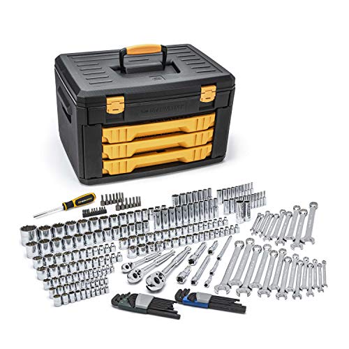 Gearwrench 239 Pc. Set Alat Mekanik dalam 3 Kotak Penyi...