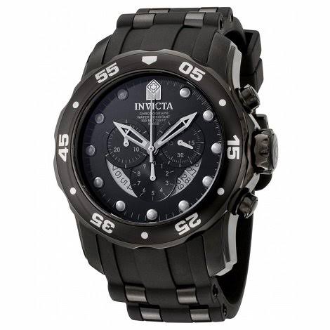 Invicta Jam Tangan 6986 Koleksi Pro Diver Lelaki Jam Tangan Hitam