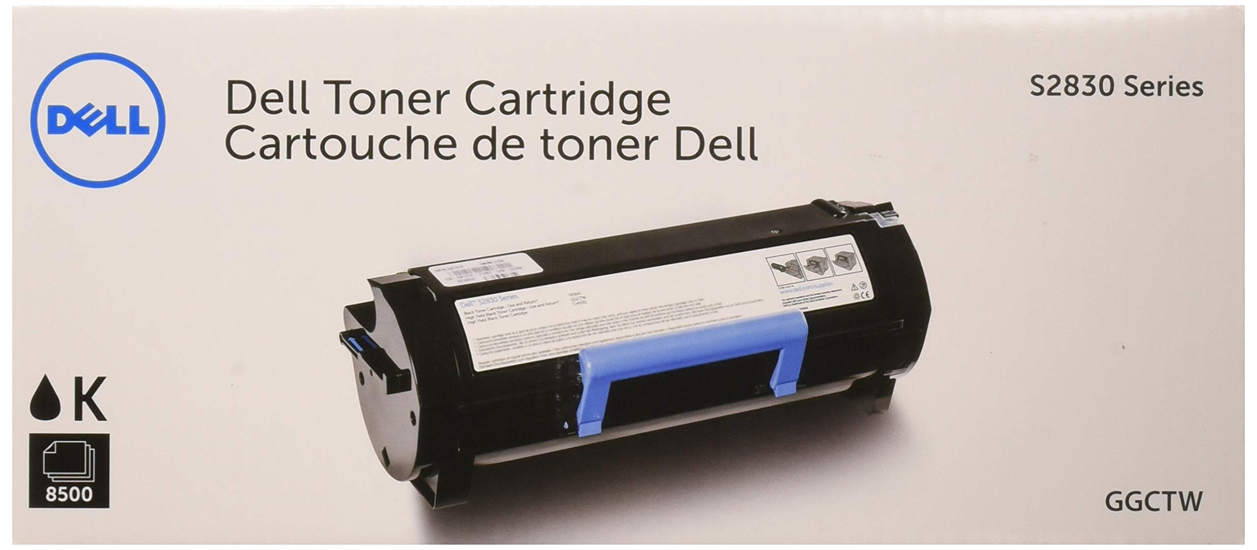 Dell Kartrij Toner - Hitam