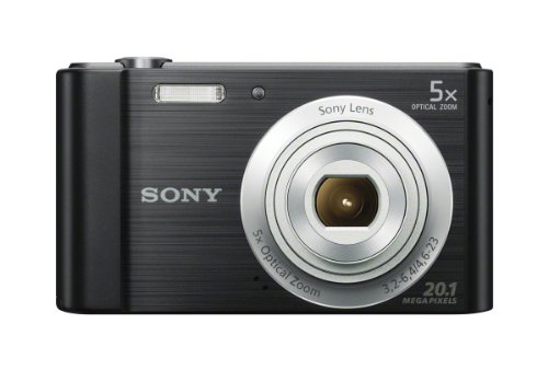 Sony Kamera Digital DSCW800 / B 20.1 MP (Hitam)