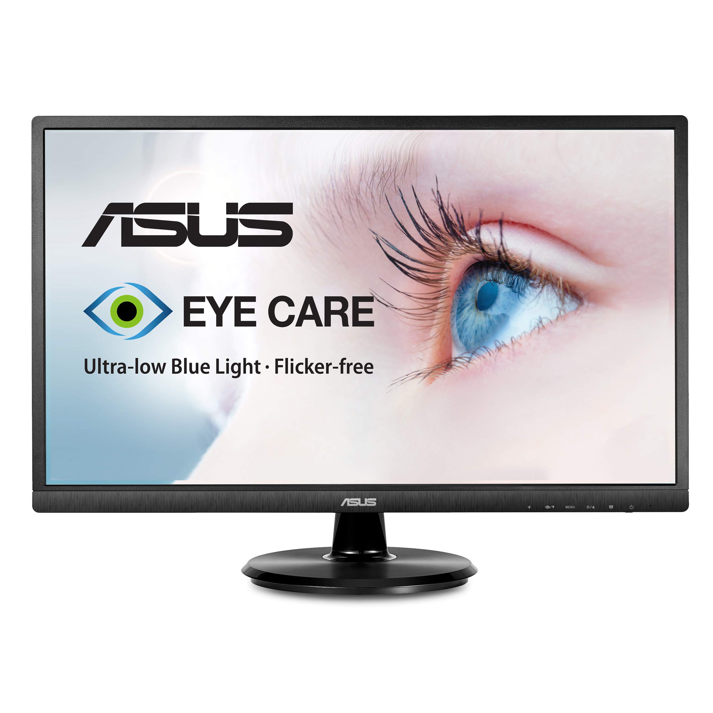 Asus VZ249HE 23.8 HD Penuh 1080p IPS Monitor Penjagaan Mata dengan HDMI dan VGA