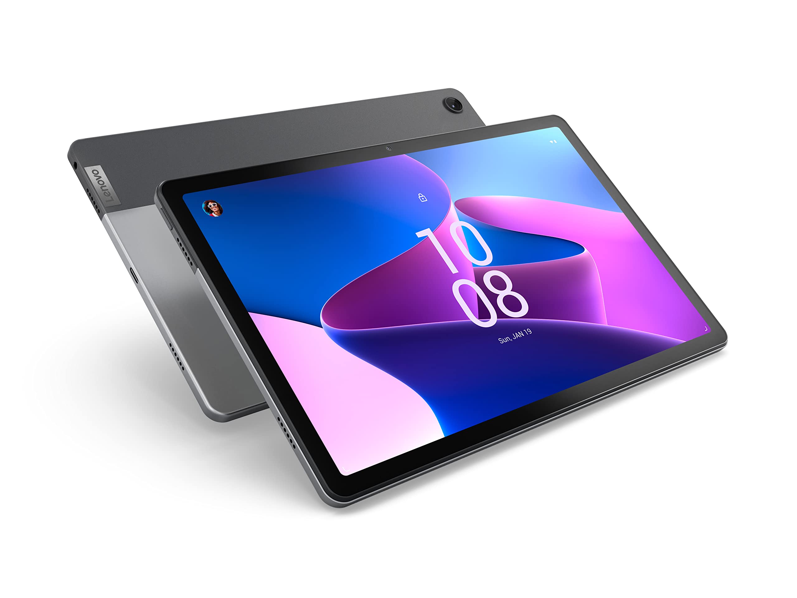 Lenovo Tab M10 Plus Tablet Generasi Ketiga - 10' FHD - Storan Android 12-128GB - Hayat Bateri yang Panjang