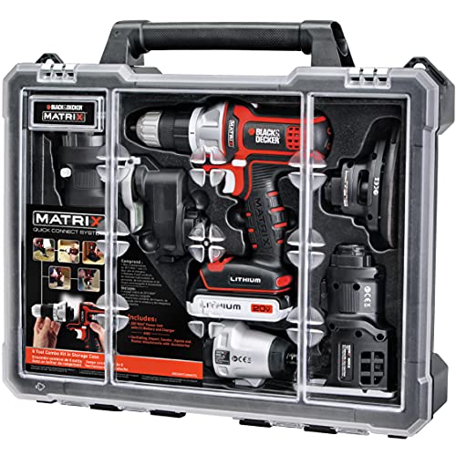 BLACK+DECKER Kit Kombo Gerudi Tanpa Kord dengan Sarung