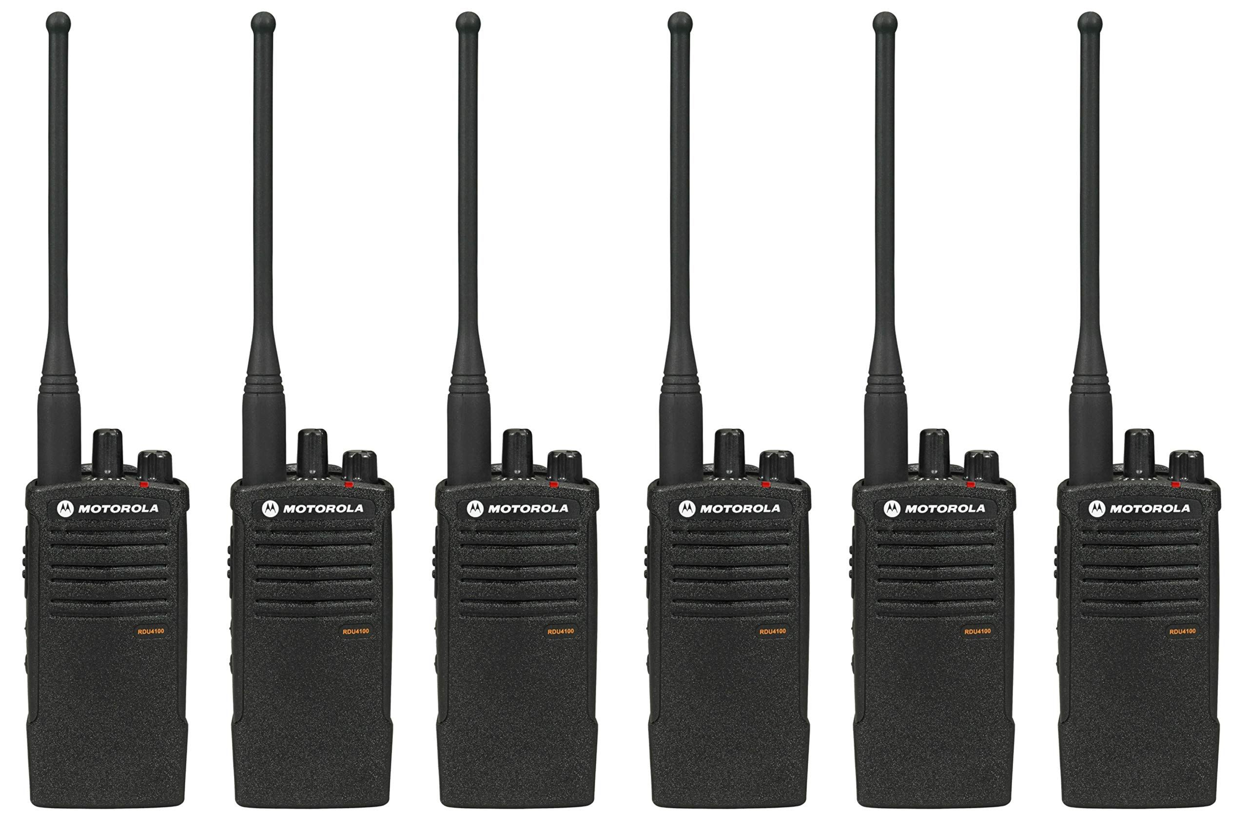 Motorola Solutions 6 Pack of Motorola RDU4100 Two Way Radio Walkie Talkies