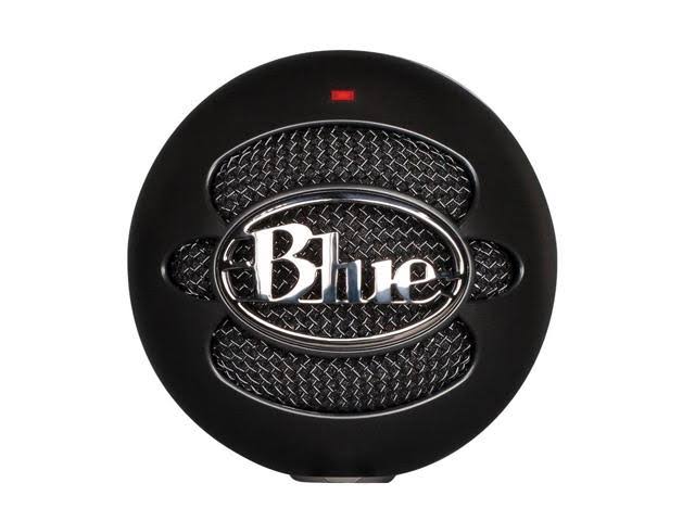 BLUE MICROPHONES Mikrofon Biru ais Bola salji Mikrofon USB Serbaguna - Hitam (SNOWBALL ais Hitam) dengan Perisai Pop Mikrofon Penapis Pop Universal Skrin Angin dengan Klip Pendirian Mic