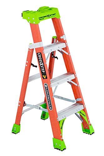 Louisville Ladder Gentian Kaca Rentas 300 lb Penarafan Tugas Jenis IA Tangga/Rak