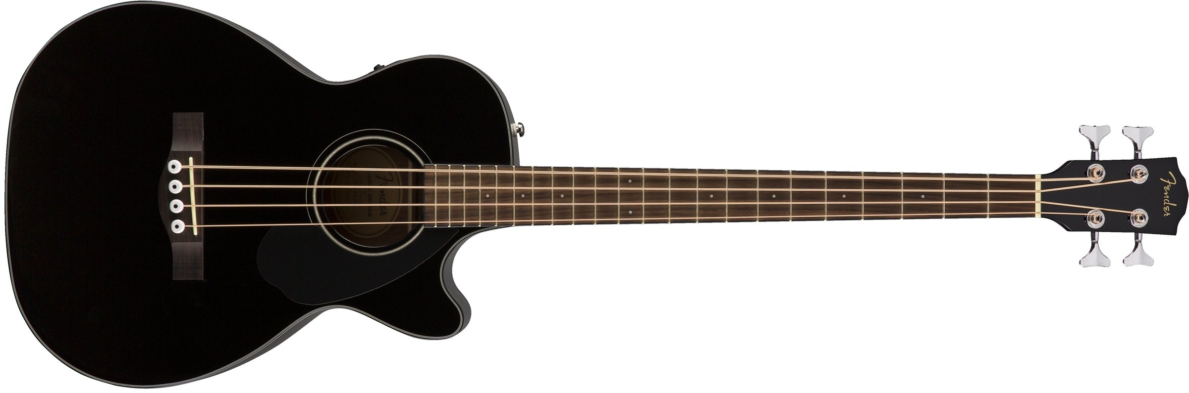 Fender Gitar Bes Akustik CB-60SCE - Hitam