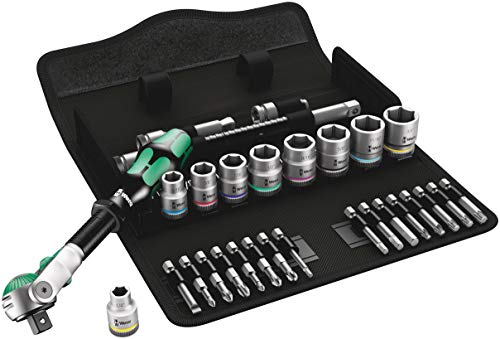 Wera - Set Ratchet Kelajuan 8100 Sb 9 Zyklop Imperial 3...