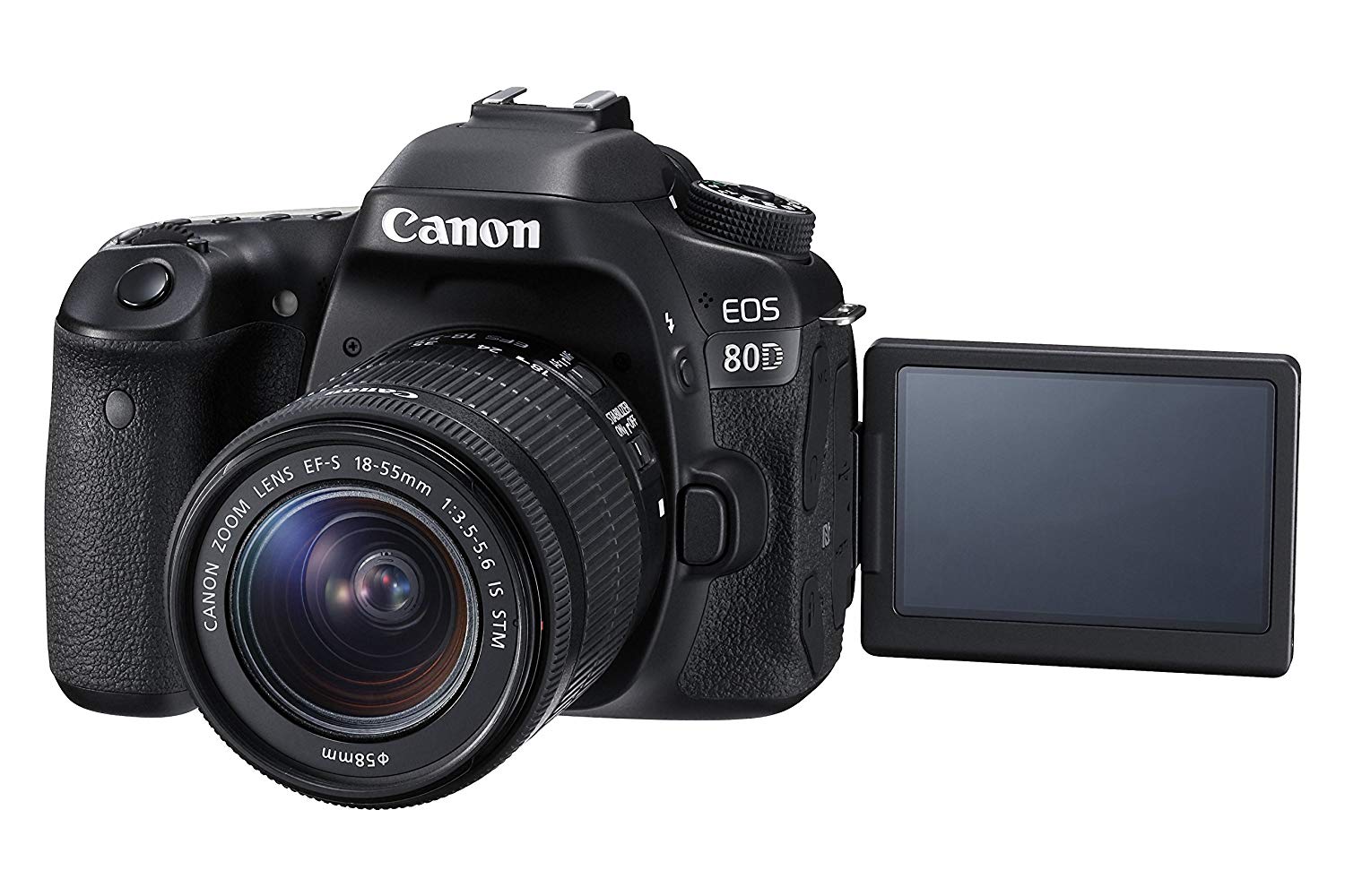 Canon EOS 80D Digital SLR Kit dengan EF-S 18-55mm f / 3...