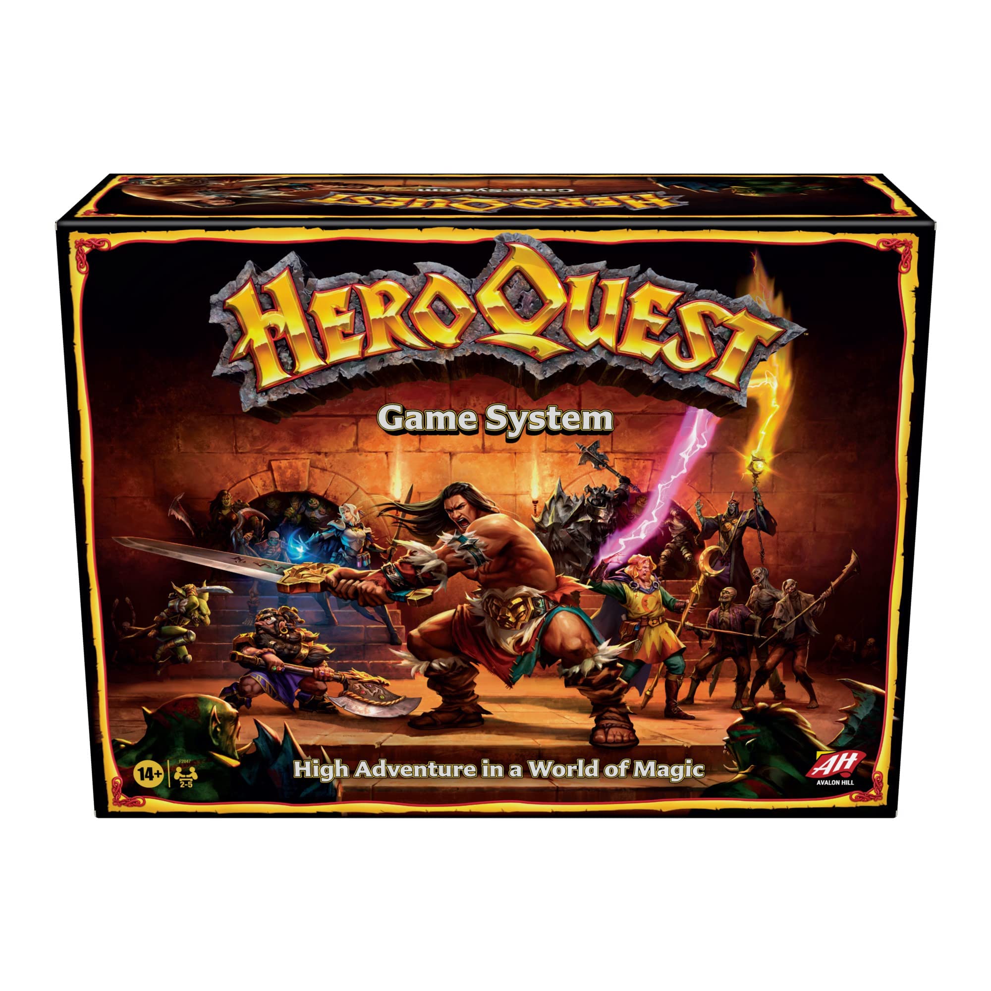 Hasbro Gaming Sistem Permainan HeroQuest Avalon Hill