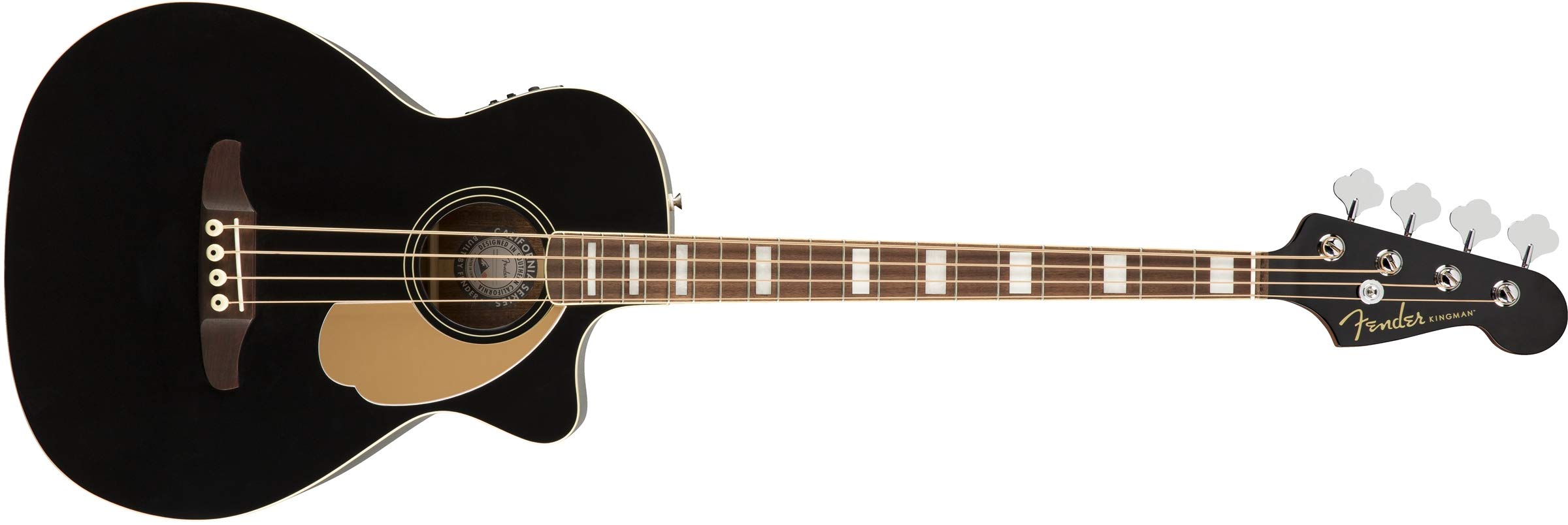 Fender Gitar Bass Akustik Kingman (V2) - Hitam - dengan...