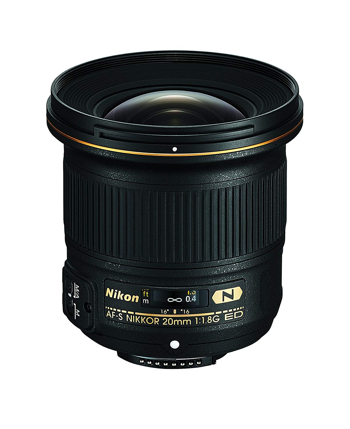 Nikon Lensa Tetap AF-S FX NIKKOR 20mm f / 1.8G ED denga...