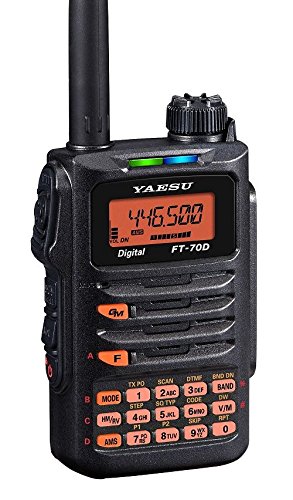 Yaesu FT-70DR FT-70 Asal 144/430 MHz Pemindah Tangan Digital/Analog - C4FM / FDMA - Waranti Pengeluar 3 Tahun