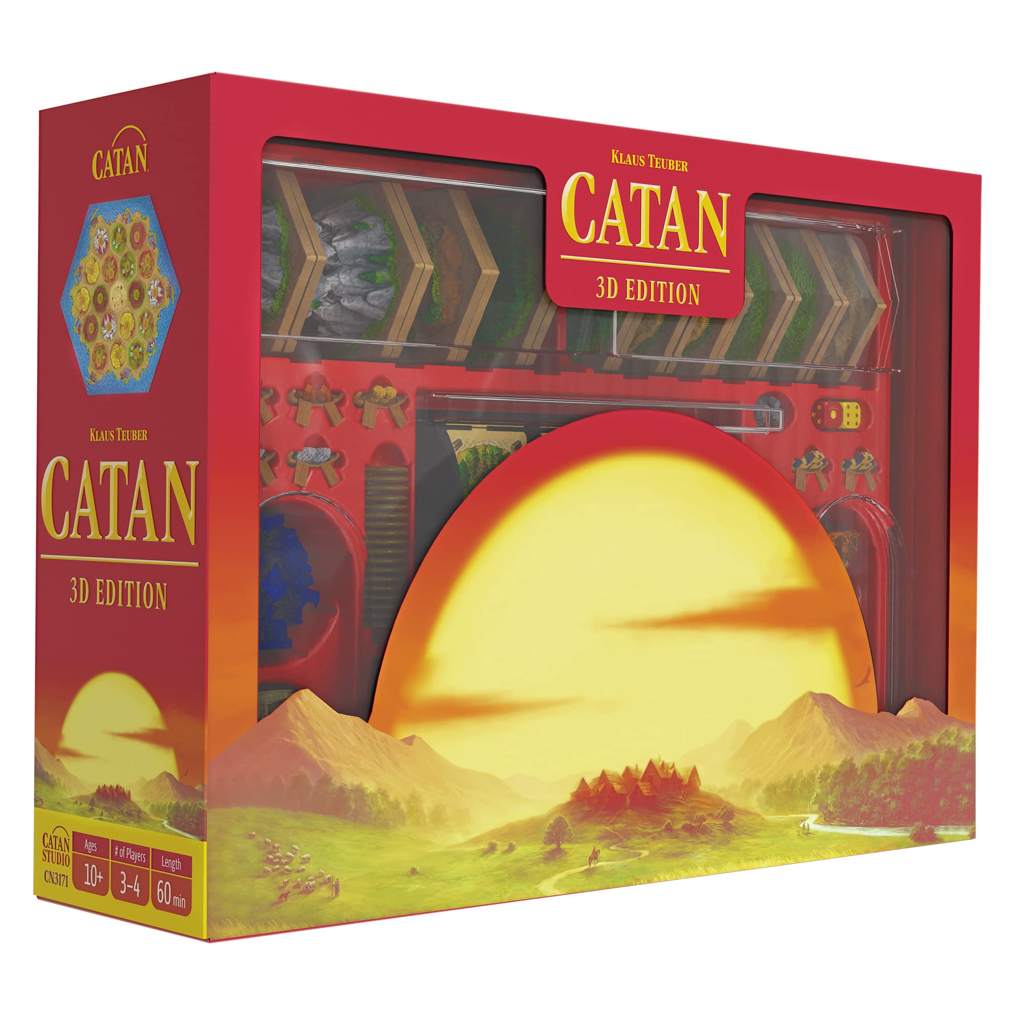 CATAN Permainan Strategi Papan EDISI 3D dengan Jubin 3D...