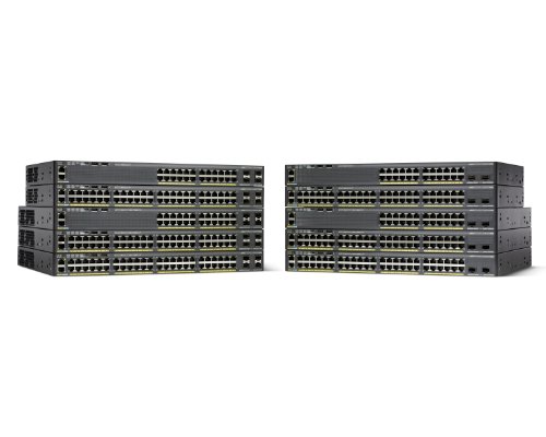 Cisco Suis Catalyst WS-C2960X-24PS-L 24 Port Ethernet dengan PoE 370 Watt