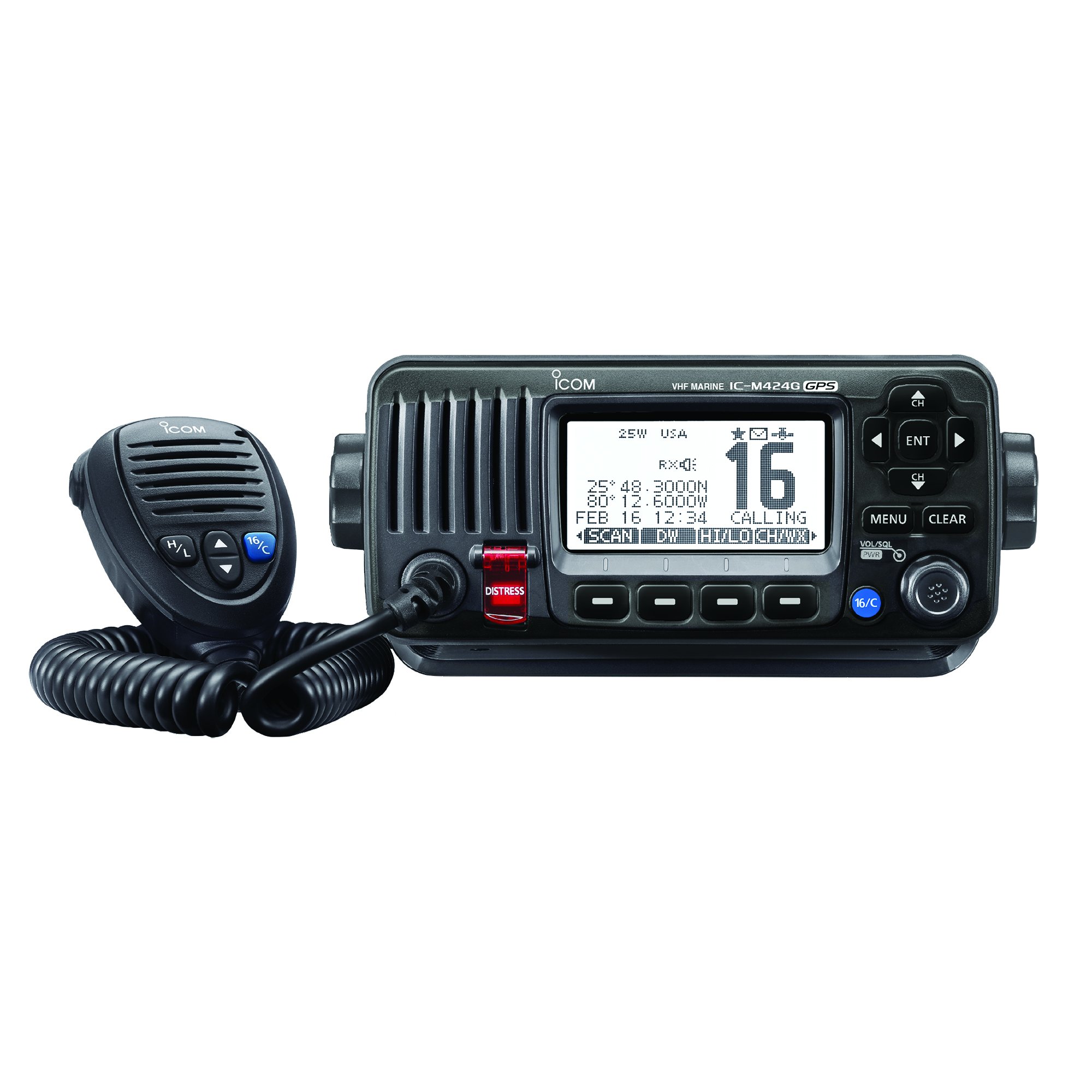 ICOM M424G 21 Pemasangan Tetap Radio VHF dengan GPS Dal...